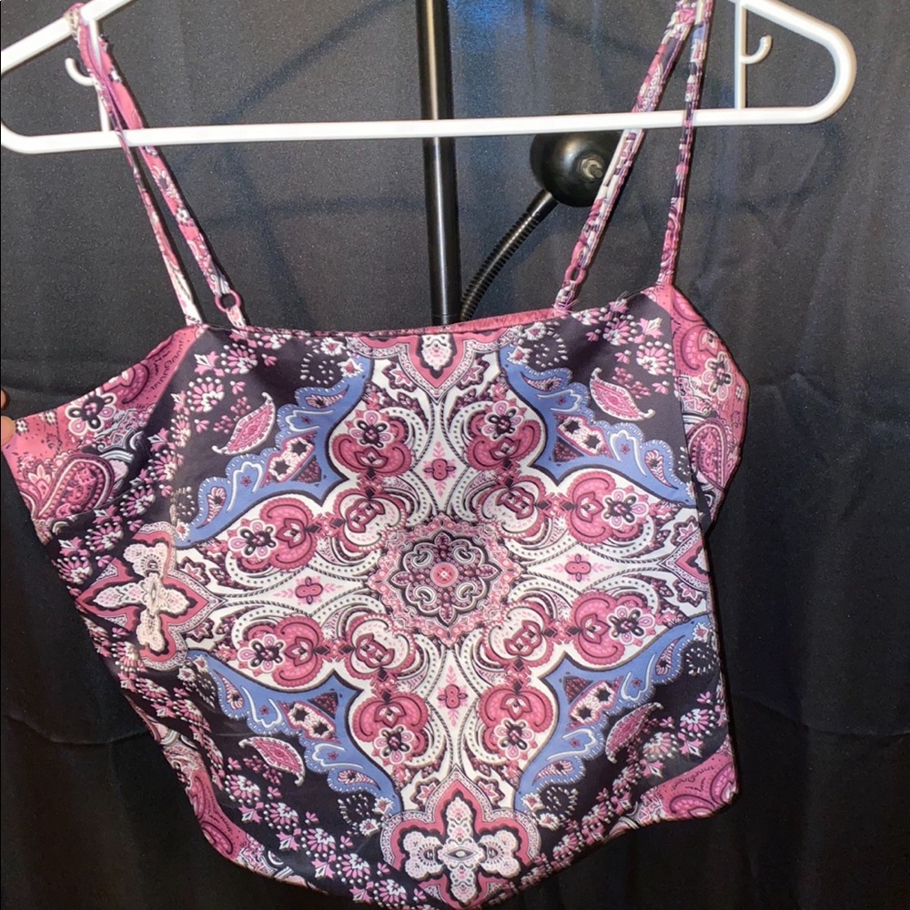 Bandanna pink purple XL